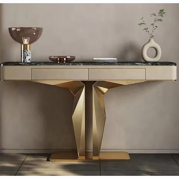 Hot sale  stainless  base console table