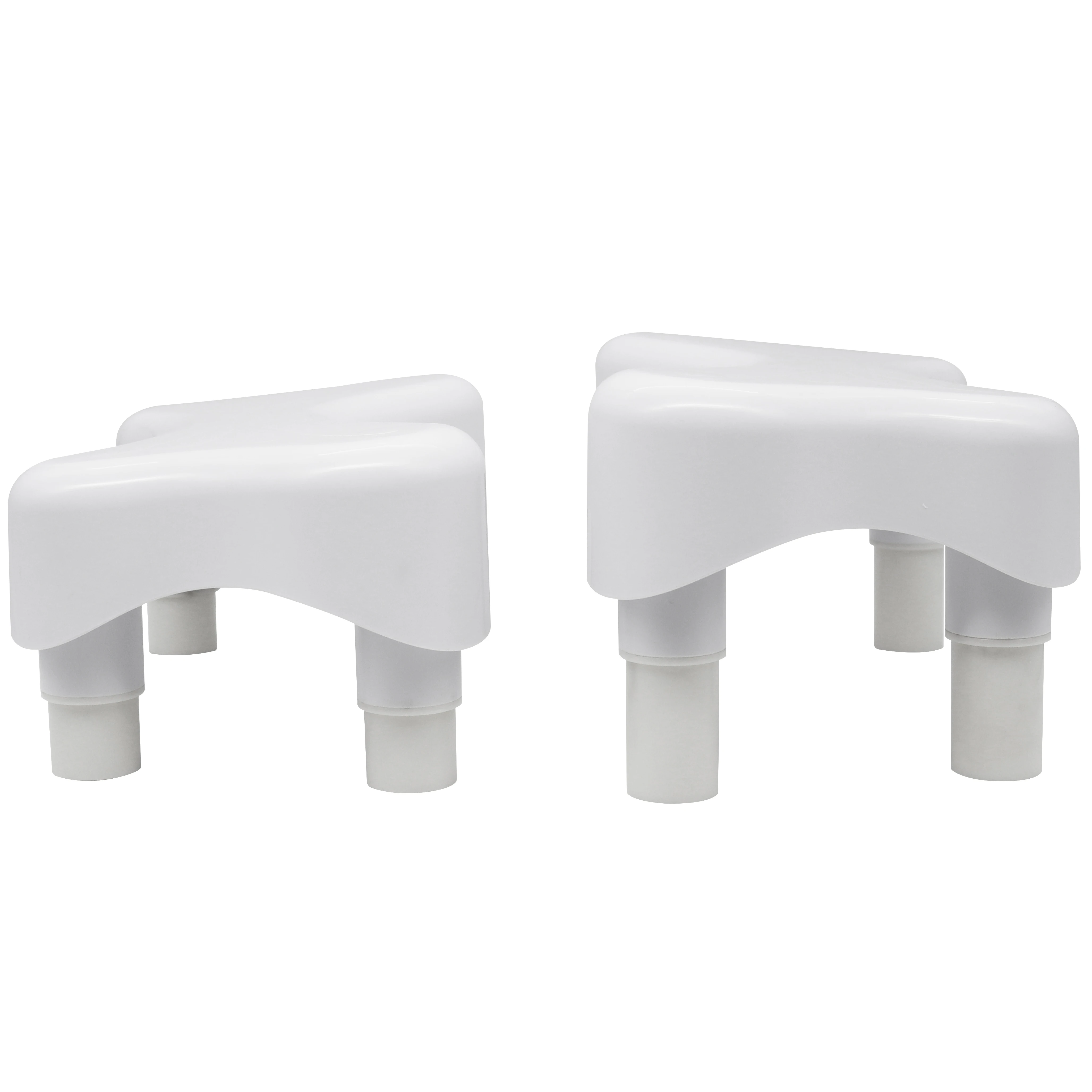 Plastic Squatting Poop Foot Stool Non-Slip Toilet Assistance Step Stool Toilet Potty Stool For Adults