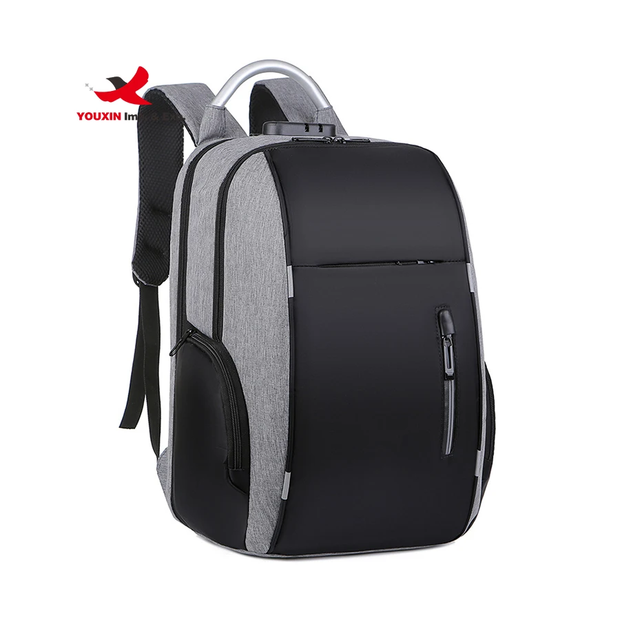 Hot Selling Business Office Laptop Day Pack Multifunctional Laptop Backpack with USB Charger Port