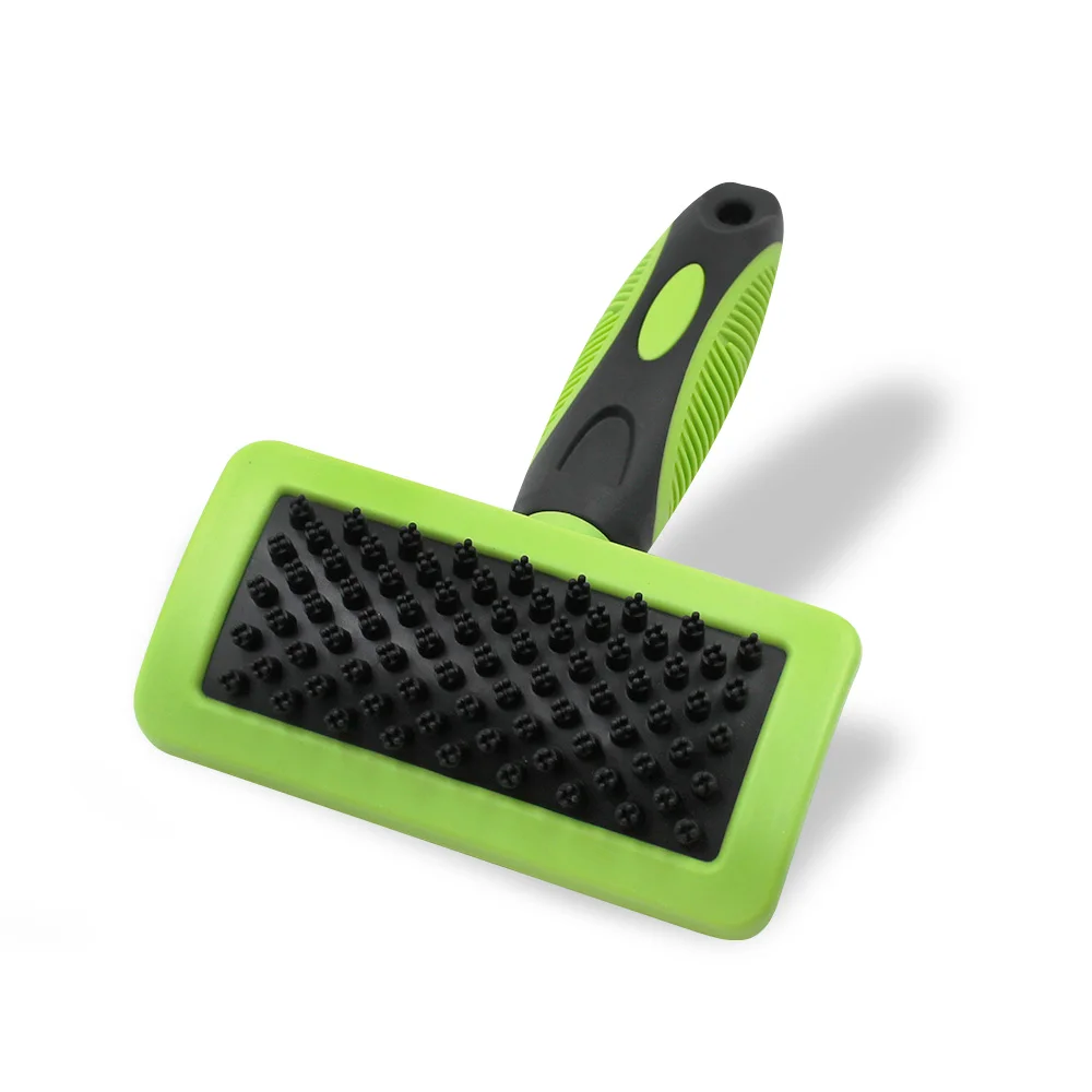 Pet Dog And Cat Hair Cleaning Grooming Rubber Bath Shampoo Massage Brush