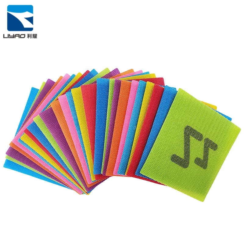 6 inches Hook and loop dots for spots educate classroom sitting spots plastic carpet circle Velcroes dot markers for kids