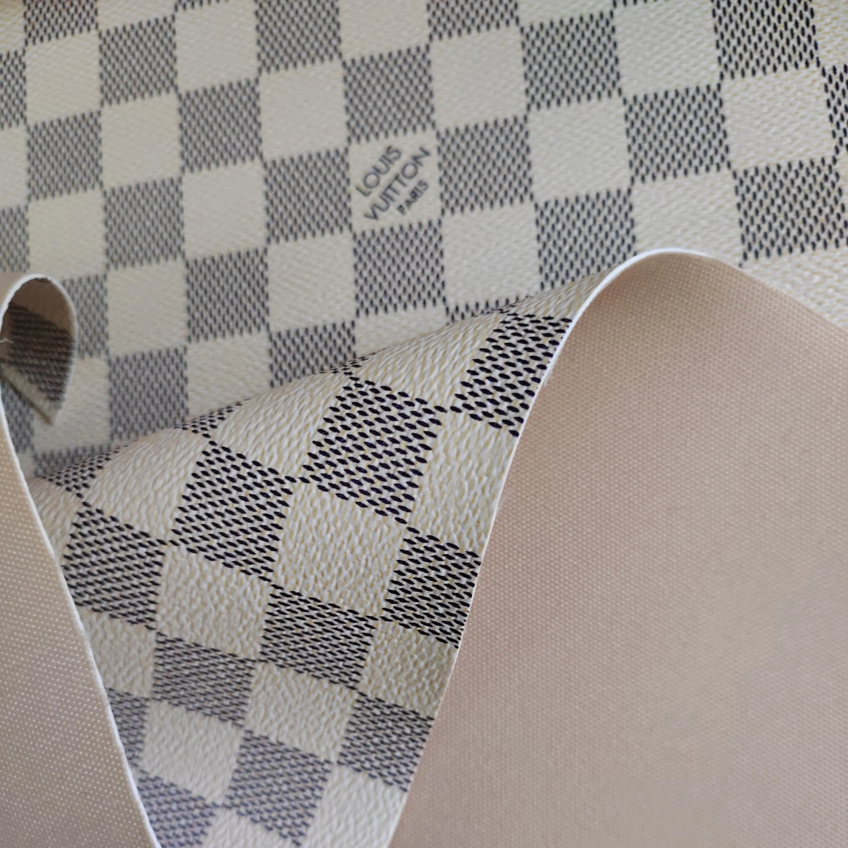 High Quality Version Custom Cuero Digital Rexine Vinyl Pvc Print Synthetic Leather Fabric For Fashion Handbag