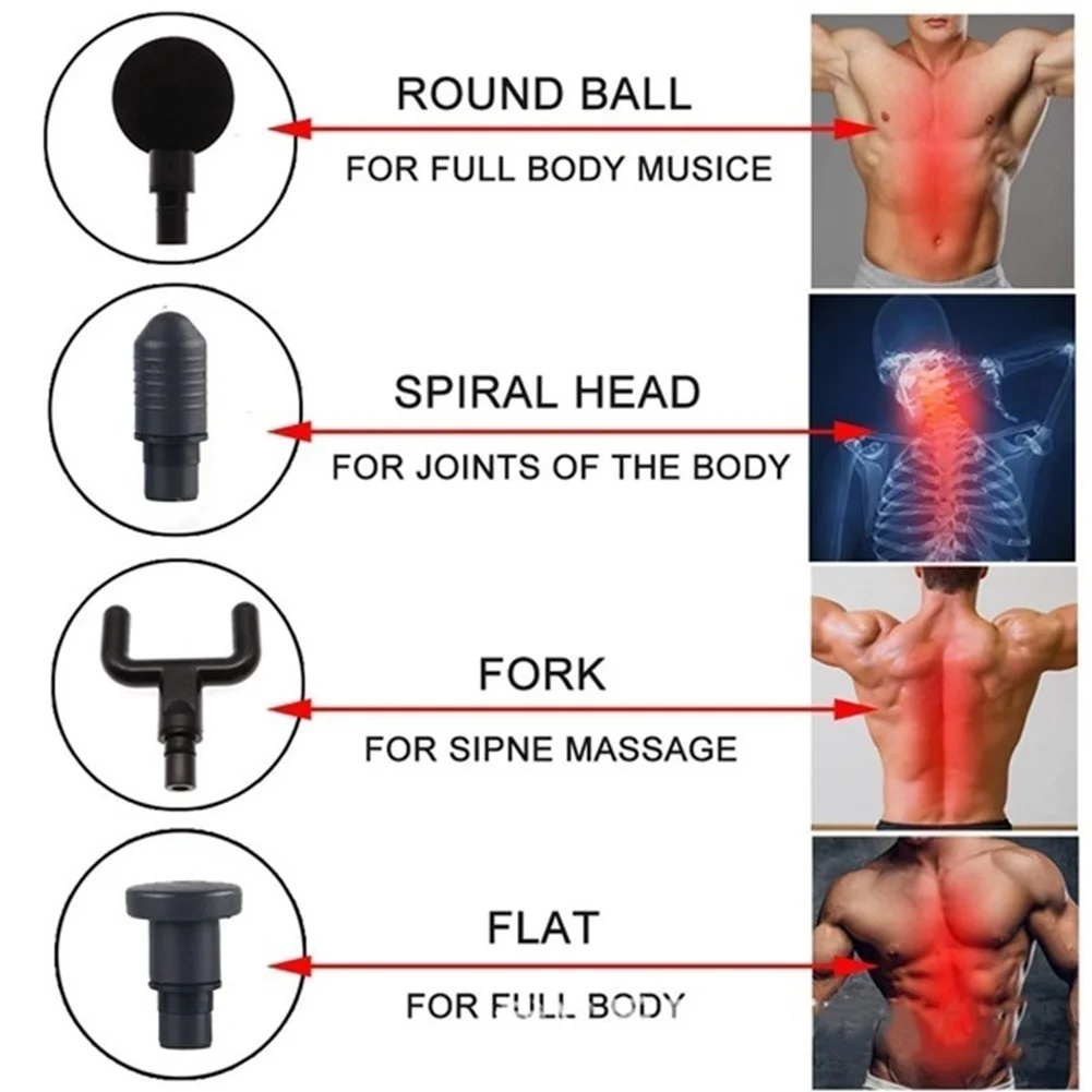 
IN STOCK EU US Dropshiping Massage Gun 24V Muscle Massager Sports Ultra-Quiet 20 Speeds Level post-workout massage guns 