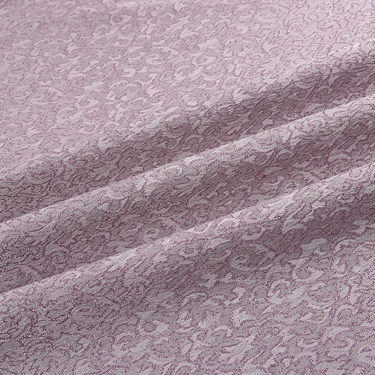 Africa catiionic yarn dyed woven damask jacquard 100% polyester fabric names for dress