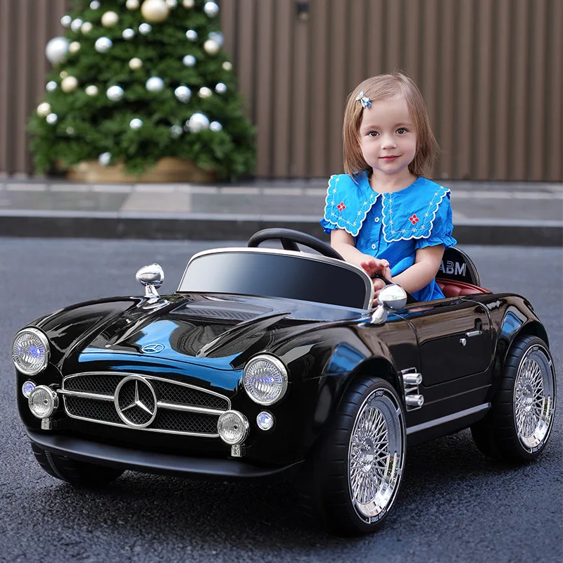 New design Vintage kids ride on car 12v kids ride on car electric /2 motor remote control rechargeable kids car