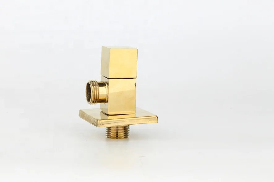 New style hot selling 1/2 inch Deluxe black kitchen bathroom forged brass Angle valve