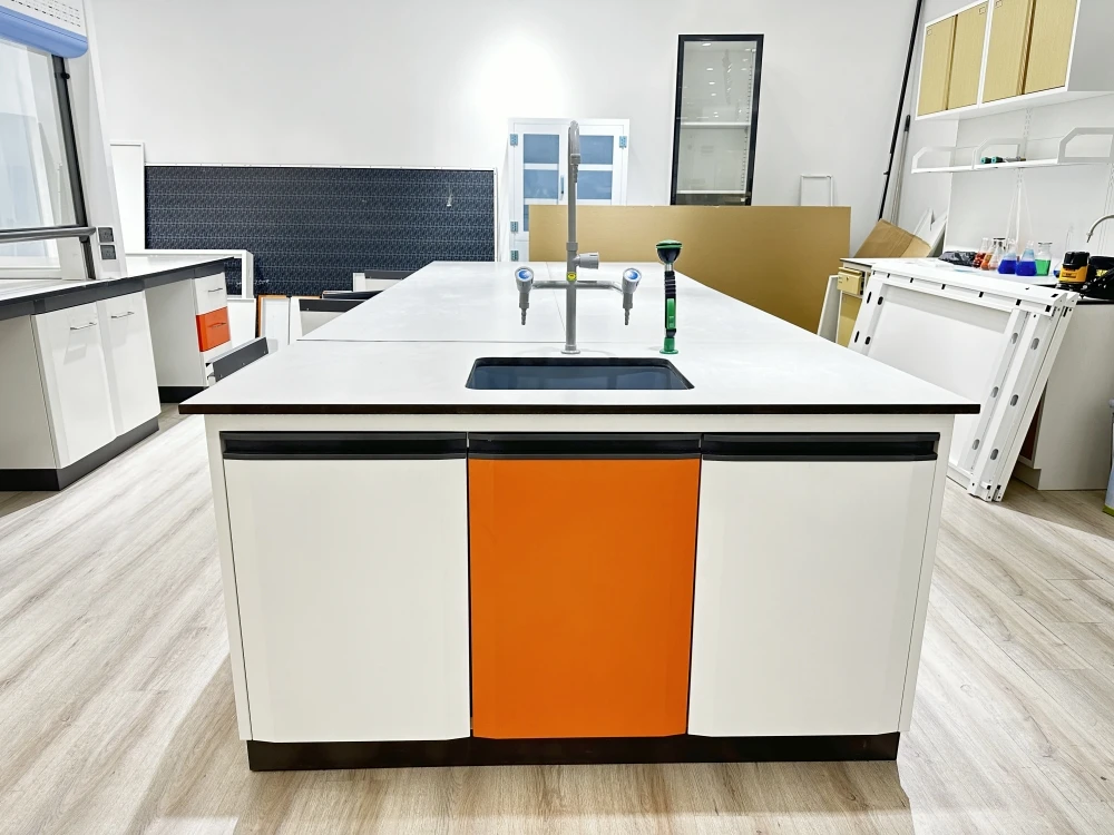 Laboratory Medical Chemical Table Wall Bench/Dental Lab Furniture School Table Bench