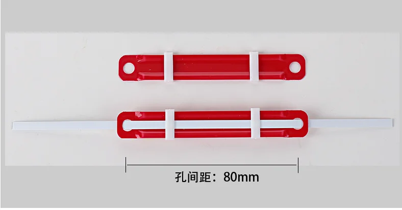80MM(3.1 inch )plastic coloful hardware/metal  paper file  fastener
