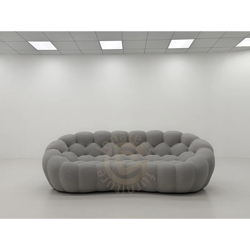 Creative Honeycomb Bubble Mesh Fabric Sofa Living Room Fully Packed Soft Bag Lazy Holiday Leisure Sofa