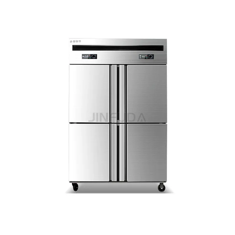 High Quality Stainless Steel Refrigerator Upright Blast Chiller Custom Deep Freezer Refrigerator  Multi-Purpose Large Capacity