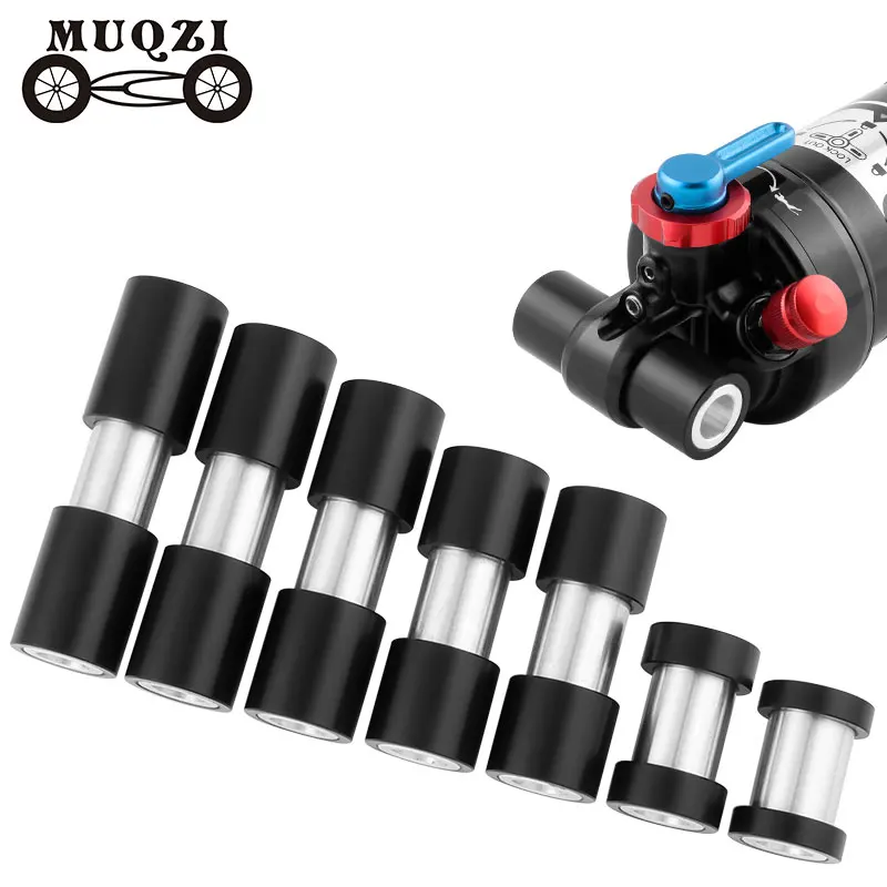 MUQZI ID 8mm Bike Rear Shock Bushing OD 12mm Absorber Suspension Bushing Long 22/24/26/32/42/44/50/54/56mm Bike Parts