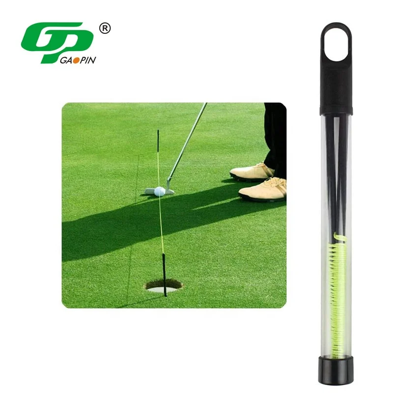 Factory Hot Selling Golf Training Aids Golf Putting String Alignment Guide  Custom Logo Golf Putting String Line With PVC Tube