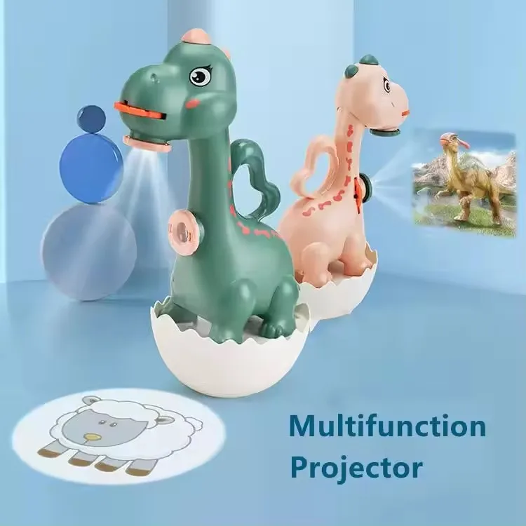 2024 New Product Children Multifunctional Cartoon Mini Dinosaur Projector Toys Educational Drawing Toy For Kids