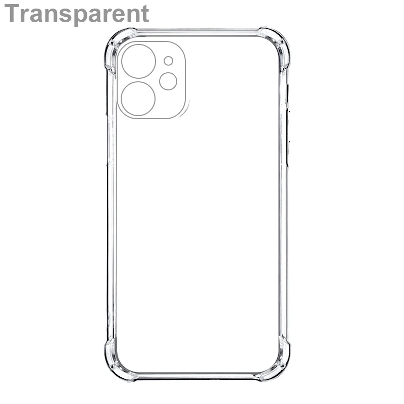 Phone Cases 2021 Wholesale Crystal Clear Soft TPU Silicone for Iphone 11 12 13 Mini Pro Max for Samsung S21 Ultra Plus S3 Sports