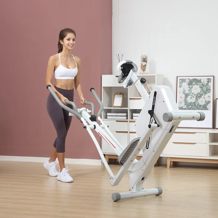 2021 Hot Sale Wholesale Portable Elliptical Machine Magnetic Exercise Bike Stepper Trainer Indoor Silent Modern Treadmill