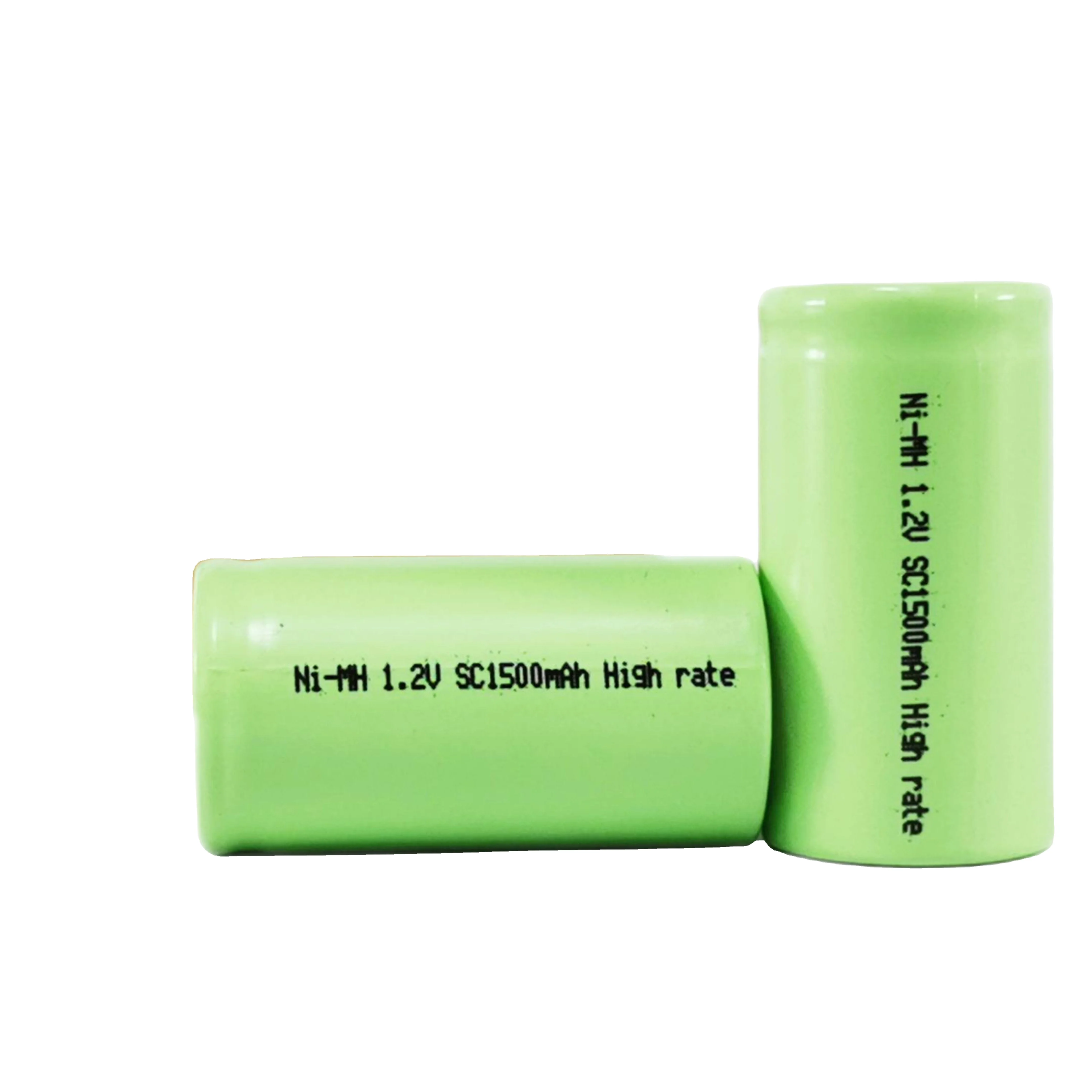 2N1500SC 2.4V SC 1500mah 1800mah 200mah 2500mah 3000mah 4000mah 4300mah nimh rechargeable battery
