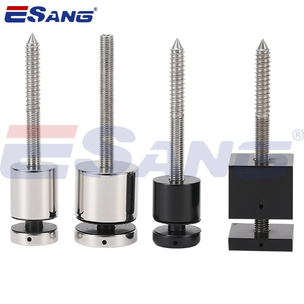 ESANG Glass Railing System 304 316 Stainless Steel Standoff Pins Glass Mounting Hardware Frameless Glass Standoff Fittings