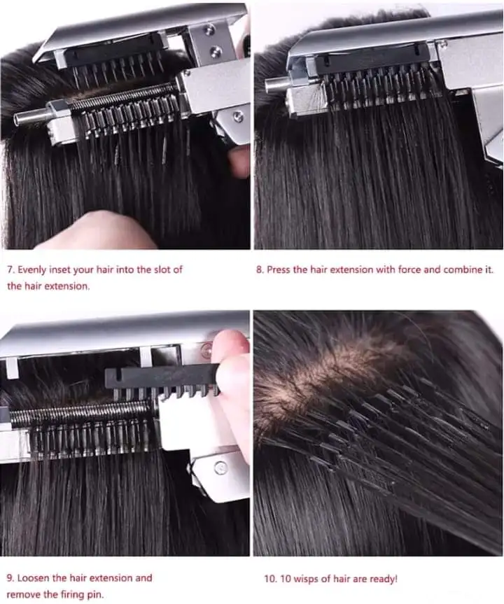 
Full cuticle aligned remy hair 28inch,613# blonde 0.8gr/beam,6D fast fix on head virgin blond remy hair 