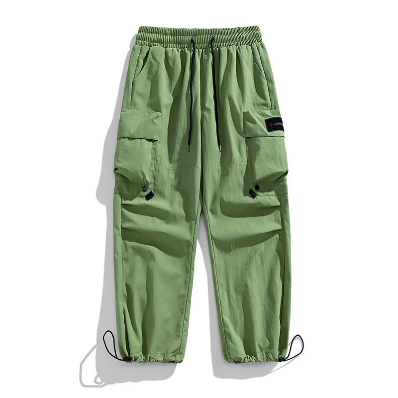 Hot Selling  Vintage work attire with multiple pockets and leggings loose fitting trendy and wear-resistant youth casual pants