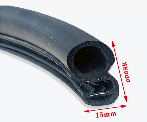 Soundproof semi trailer automotive automobile car door window 4m 3m self adhesive foam epdm rubber weather seal strip