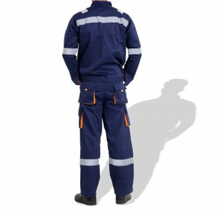 Breathable Long Sleeve Mechanic Overalls Working Uniforms Suits Work Clothes