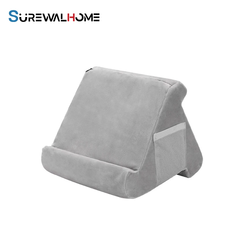 SUREWALHOME Ipad Cushion Pillow Tablet Holder Tablet Cushion Stand Lazy Holder Stand Bed Sofa Soft Multi Angle Phone Pillow