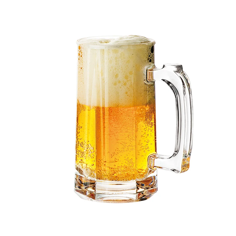 Bar using 12 oz Plastic Beer Mug glass with handle made in China
