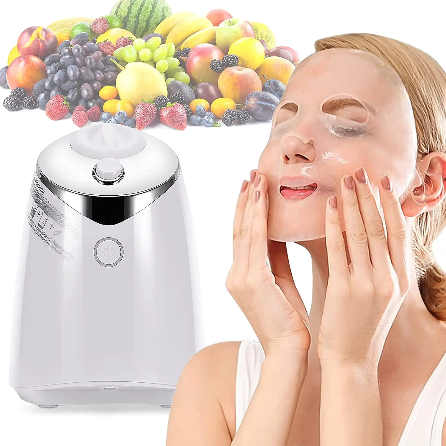 Amazon top sale automatic fruit facial mask maker diy facial collagen mask machine
