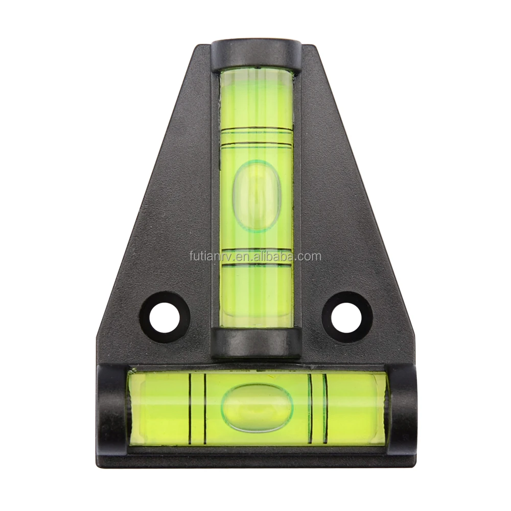 Magnetic type Bubble Level RV T Leveling Bubble Spirit Level with Mounting Hole