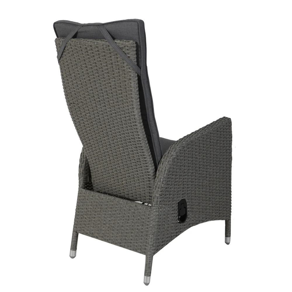 Durable Garden Set Rattan Back Chair Outdoor Chair Rattan Patio Leisure Outdoor Furniture