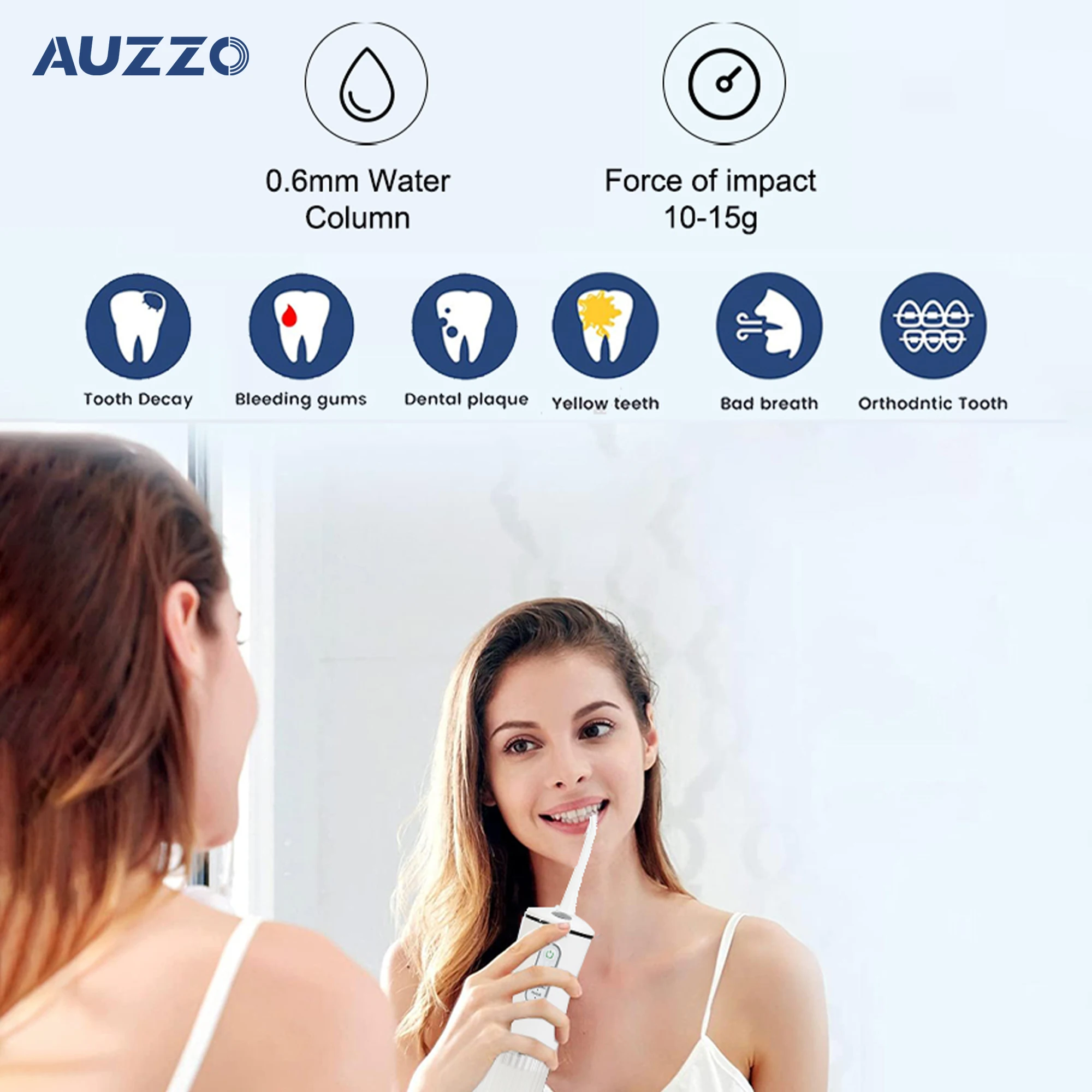 Oral Irrigator Cheap Wholesale Ipx7 Waterproof Electric Teeth Cleaning Device Home Travel Dental Floss Water Flosser