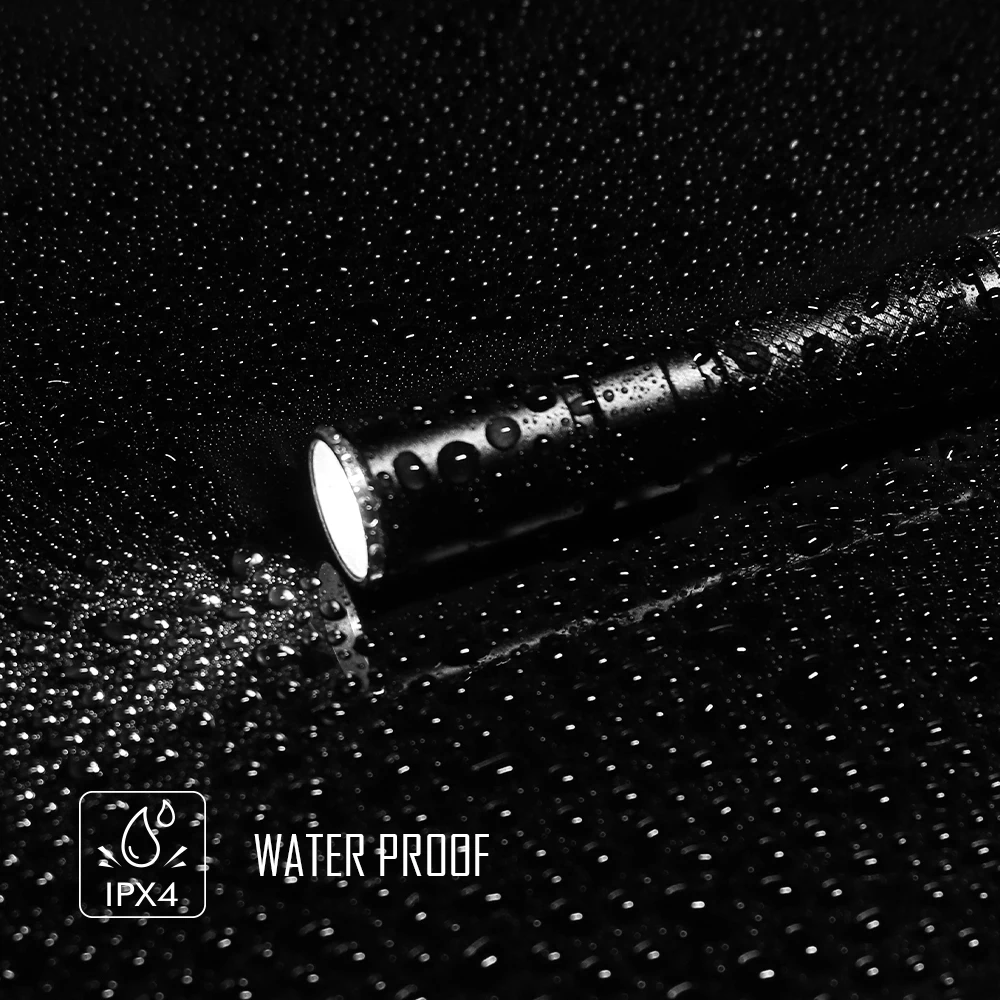 VCAN Mini Waterproof Adjustable Zoom Dry Battery 350 Lumen Q5 Bright Pen Torch LED Flashlight