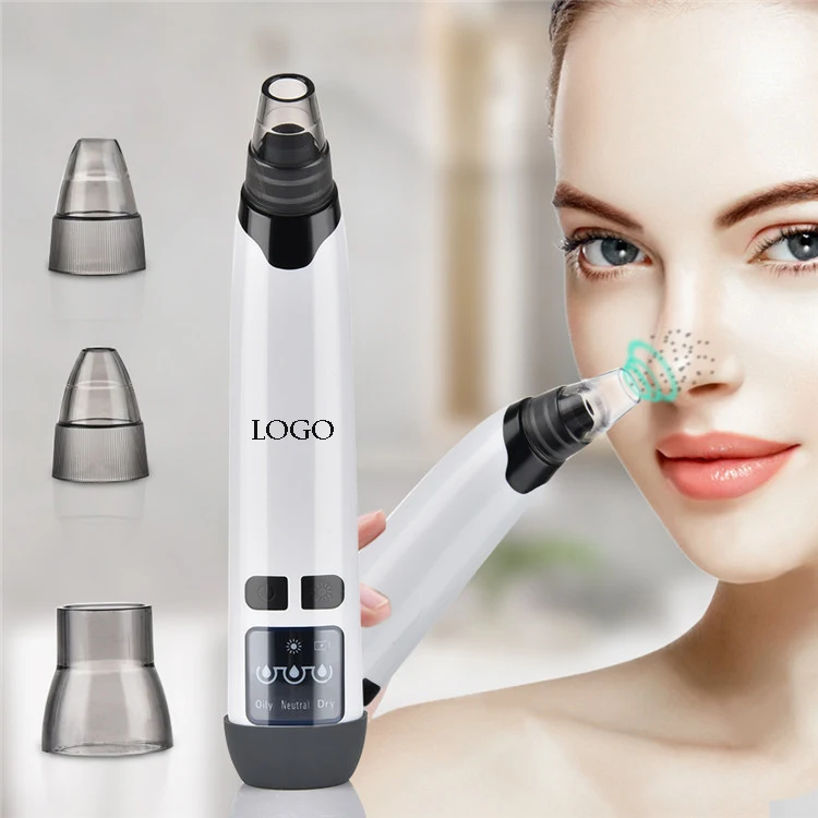 Factory Wholesale Private Label Portable Rechargeable Electric Pore Cleaner Face Facial Blackhead Remover Vacuum