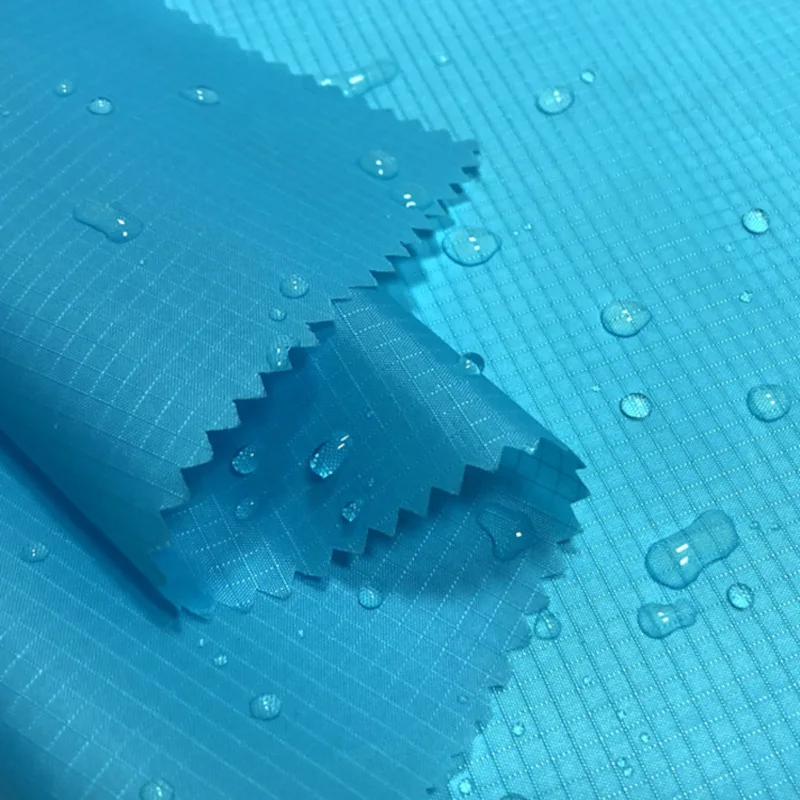 40D Waterproof PU coating Rip stop Ripstop Nylon Fabric for parachute and Hammock