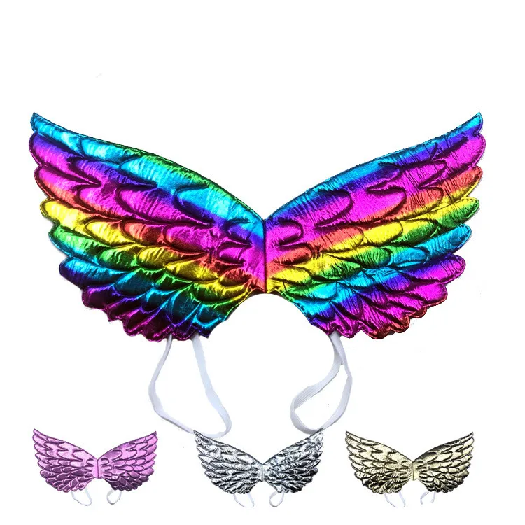 Wholesale Kids Performance Costume Kids Angle Wings Halloween Dance Wings