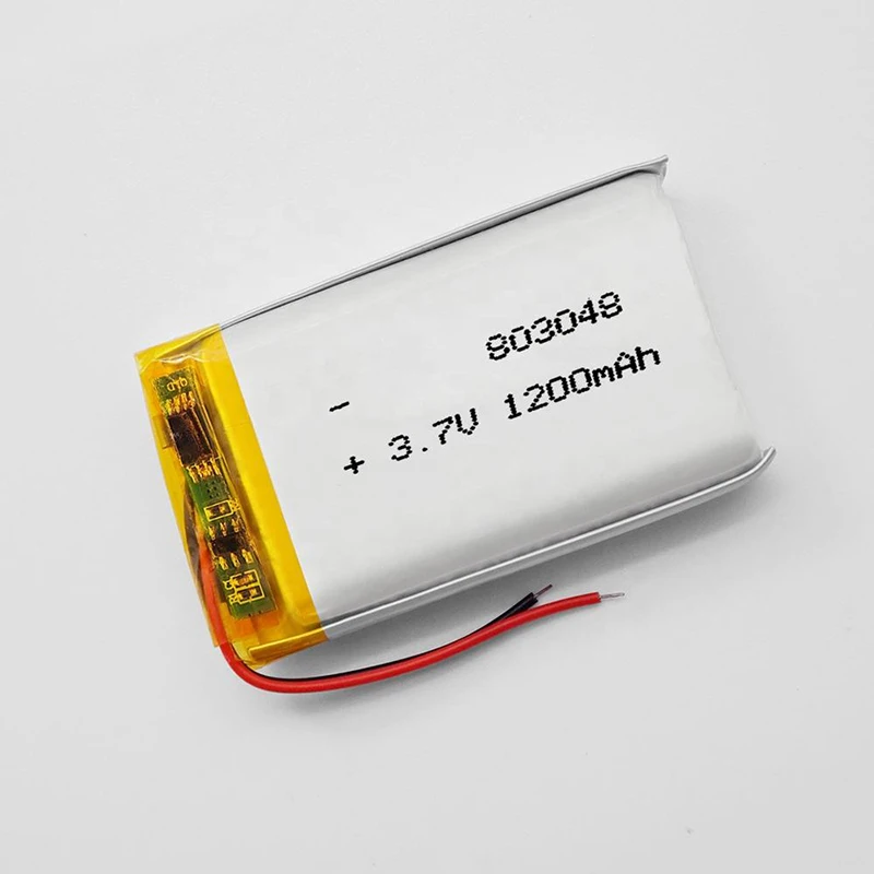 Wholesale Price Rechargeable  Li-polymer Cell 803048 903048 103048 1200mAh 3.7V Lipo Battery For Learning Machine