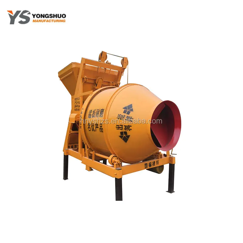 portable rugged mobile series Jzc400 drum mixer
