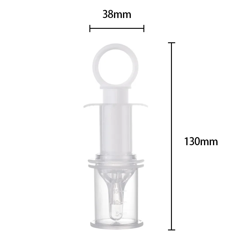 Silicone Baby Liquid Medicine Feeder Dispenser Fruit Food Feeder With Oral Syringe and Clear Scale