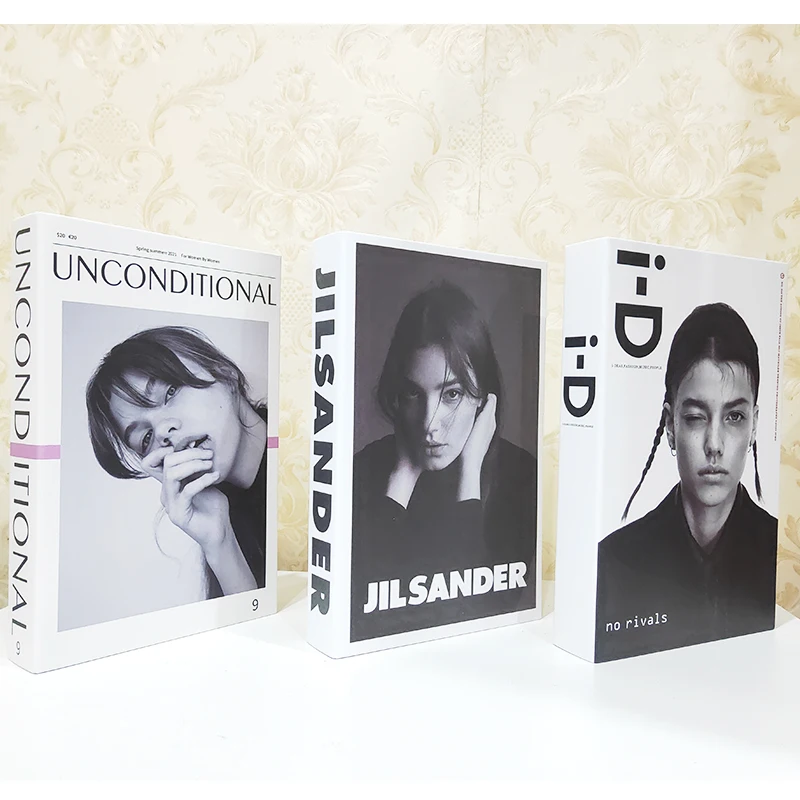 Fashion Table Art Simulation Decoration Accessories Printing Room Home Luxury Decorative Faux Books