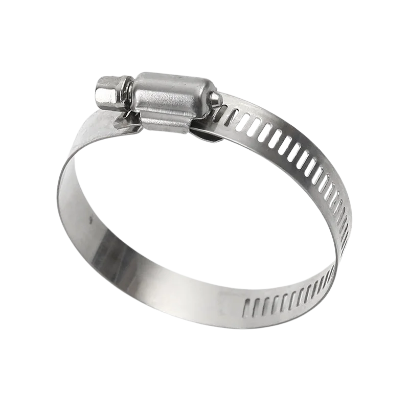 Source factory American Type Stainless Steel Butterfly Adjustable Plastic Handle Hose Clamp Gas Pipe Clamp