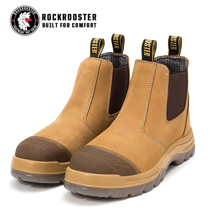 
New Selling American European Oil Resistant Safety Boots Rockrooster Factory Directly Selling American European Safety Shoes 
