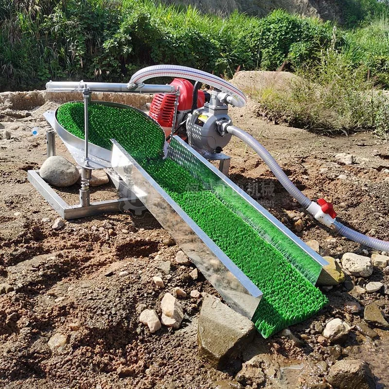 Mining Equipment Carpet Sluice Box for Gold Concentrator