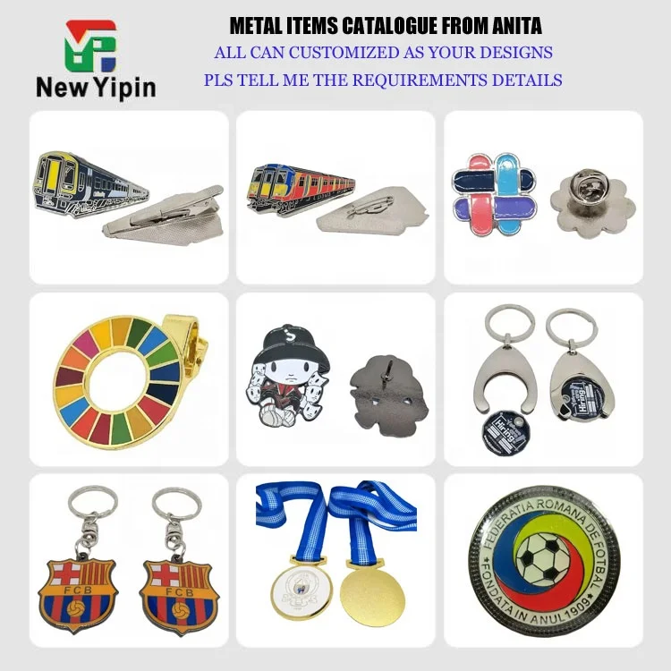 Manufacturer OEM Promotional Gift id Custom Enamel Brooch Holder Customized Fabric Embroidery Badge Button Football Pin Badges