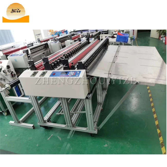 Automatic Feeding Computer Control Roll To Sheet Cutter PE PVC Tube Plastic Film Cutting Machine
