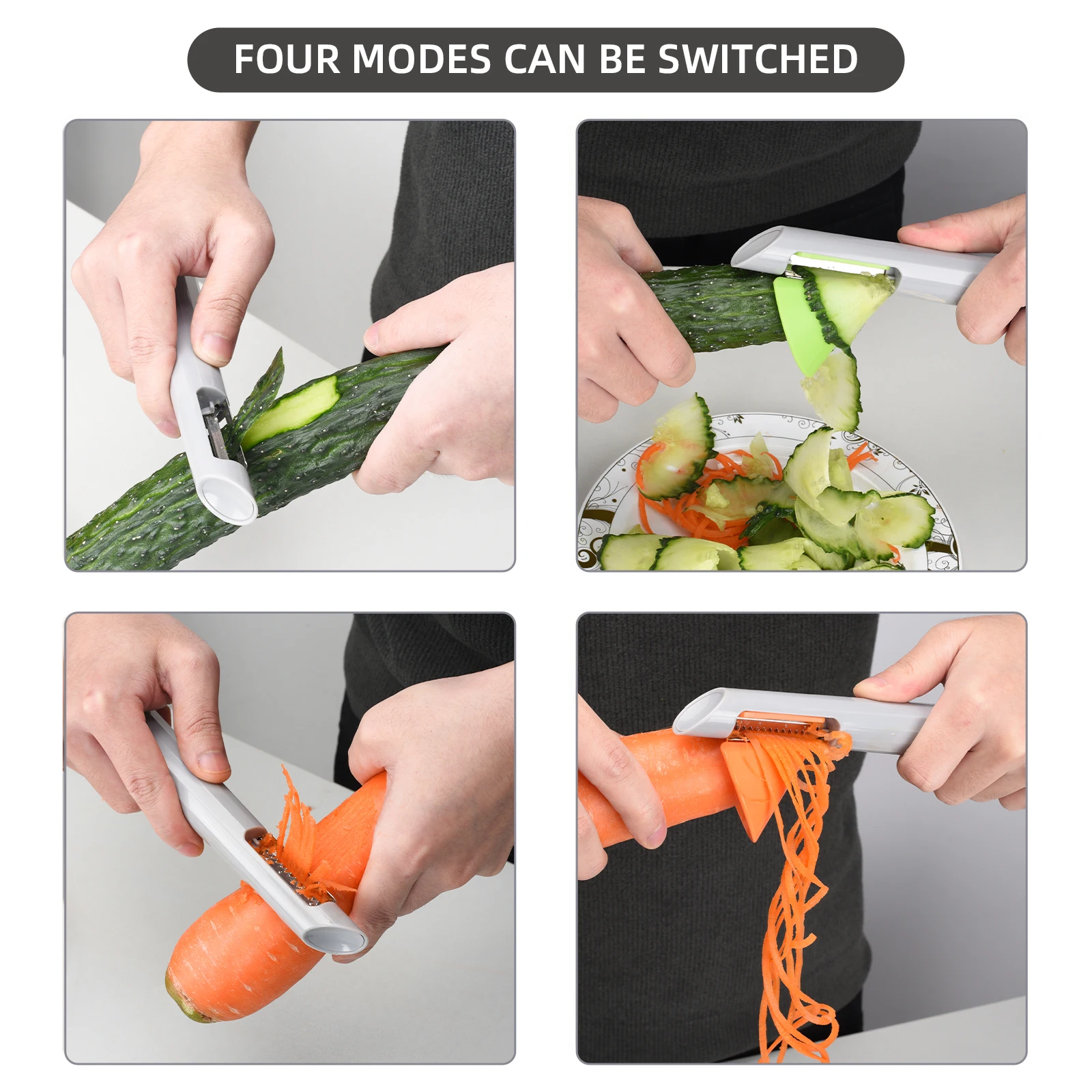 Spiralizer with Straight&Julienne Peeler