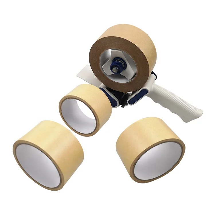 
Packaging paper tape brown kraft packing tape reinforced gummed paper tape 