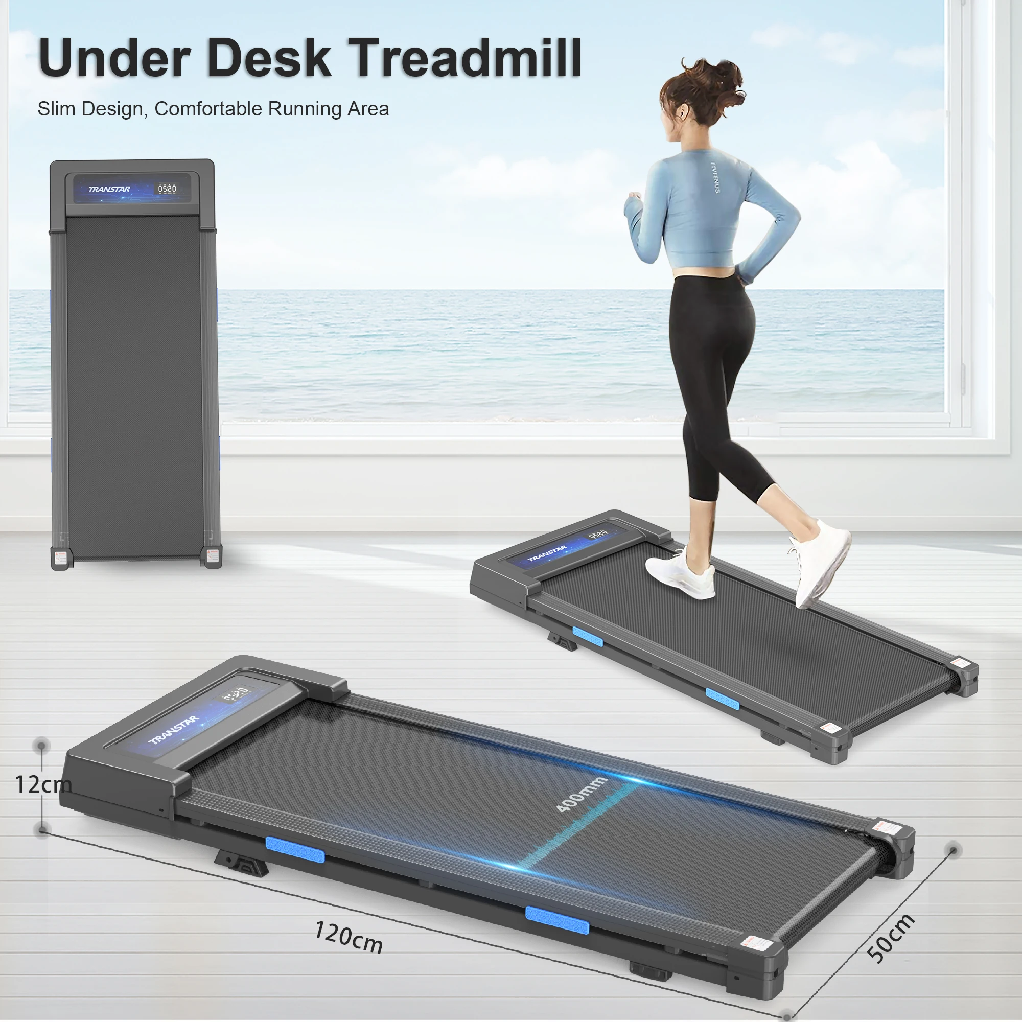 gym home office workout fitness  walking pad under desk gym home office cardio under desk treadmill