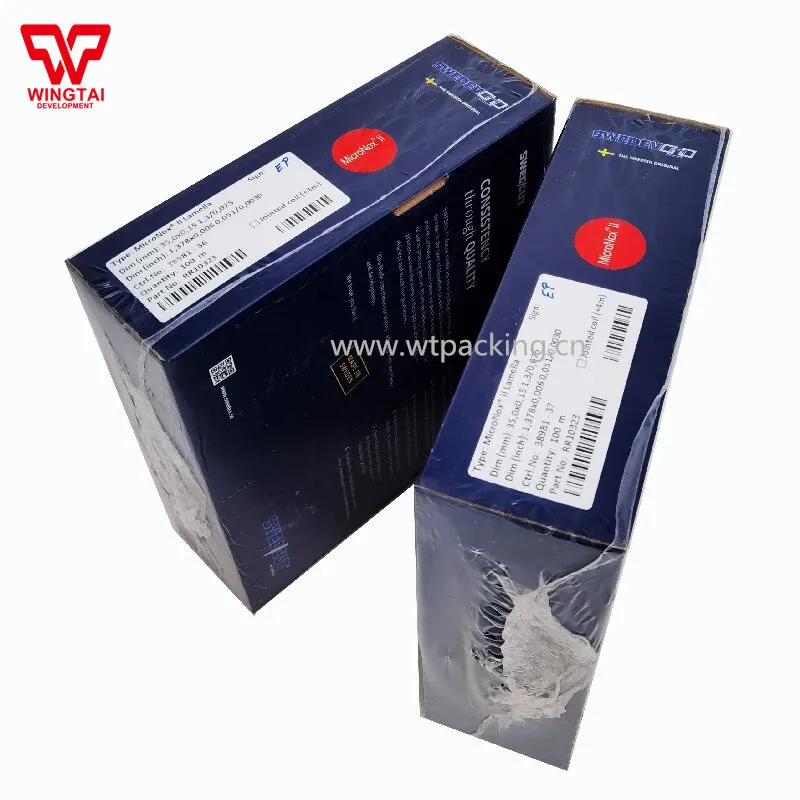 SWEDCUT MicroNox II Printing Doctor Blade W35mmxT0.15/0.2mmxL100m Stainless Steel, Suitable for Corrosive Printing