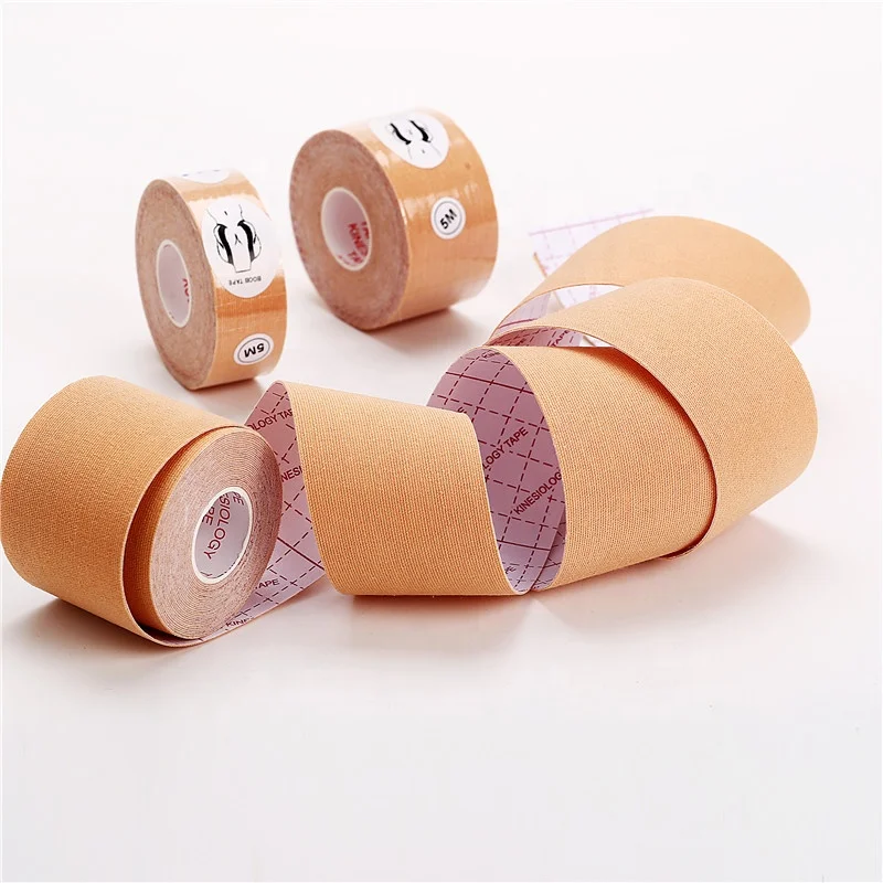 Boob Tape Disposable Elastic Breathable Waterproof Pull Up Bra Breast Lifting Boob Tape and Nipple Cover with Box