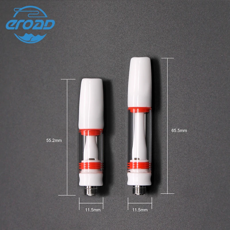 Eroad All Ceramic Custom Vape Pen Cartridge 0.5 Logo Vap Cartridges